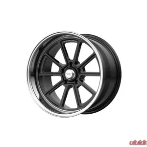American Racing Vintage VN510 Draft 20x8.5 5x127 | 5x5 6mm Gloss Black Diamond Cut Lip Wheel - Image 1