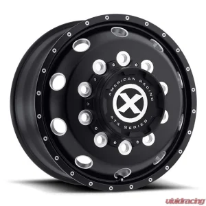 ATX AO400 Baja Wheel 22.5x9 10X285.75 152mm Gloss Black Milled - Front - Image 1