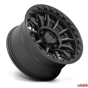 KMC KM547 Carnage Wheel 17x9 5x127 | 5x5 -12mm Satin Black w/ Gray Tint - Image 2