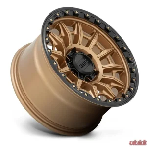 KMC KM547 Carnage Wheel 17x9 6x139.7 0mm Matte Bronze w/ Black Lip - Image 2