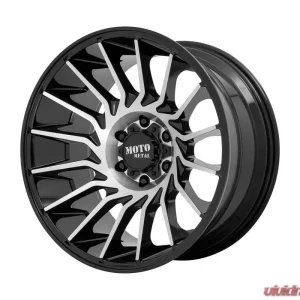 Moto Metal MO807 Wheel 22x12 5X127 -44mm Gloss Black Machined - Image 1