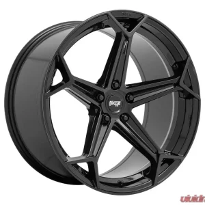Niche 1PC N258 Arrow Wheel 20x10.5 5X120 35mm Gloss Black - Image 1
