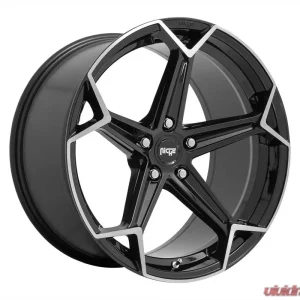 Niche 1PC N259 Arrow Wheel 20x10.5 5X115 20mm Gloss Black Brushed - Image 1