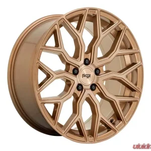 Niche 1PC M263 Mazzanti Wheel 22x10 5X112 20mm Bronze Brushed - Image 1