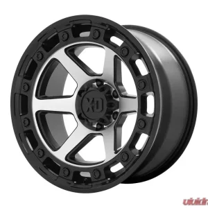 XD XD862 Raid Wheel 17x9 6X139.7 0mm Satin Black Machined - Image 1
