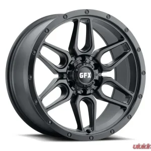 G-FX Wheels TR-18 17x8.5 5x127 | 5x5 -6mm Matte Black - Image 1