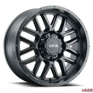 G-FX Wheels TM-5 17x8.5 5x127 | 5x135 18mm Matte Black - Image 1