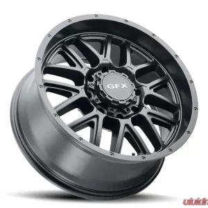 G-FX Wheels TM-5 18x9 8x165.1 12mm Matte Black - Image 2