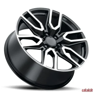 Voxx Wheels Replica Denali NZH 20x9 6x139.7 27mm Gloss Black Machined Face - Image 2