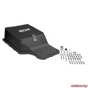 B&M Racing Hi-Tek Deep Transmission Pan Black Ford F-250 | F-350 2011-2021 - Image 1