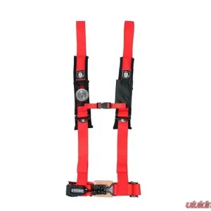 Pro Armor Red 4 Point 3 Inch Harness with Sewn in Pads - Image 1