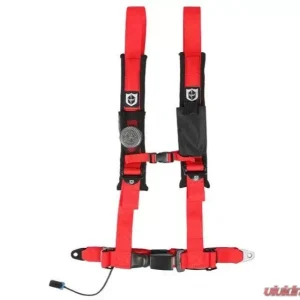 Pro Armor Red 4 Point 2 Inch AutoStyle Harness (Driver Side) - Image 1