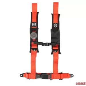 Pro Armor Orange 4 Point 2 Inch AutoStyle Harness (Passenger Side) - Image 1