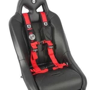Pro Armor Red 4 Point 2 Inch AutoStyle Harness (Passenger Side) - Image 2