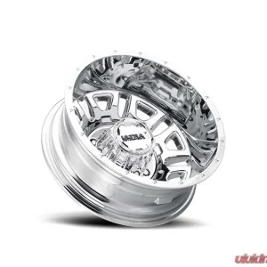 Ultra Motorsports 003 Hunter Truck Dually Wheel 17x6.5 8x210 -140mm Chrome - Image 2