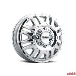 Ultra Motorsports 003 Hunter Truck Dually Wheel 17x6.5 8x200 129mm Chrome - Image 1
