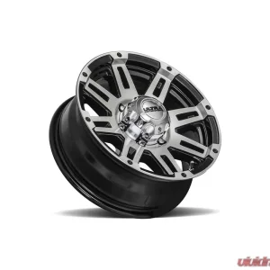 Ultra Motorsports 226 Machine Trailer Wheel 16x6 8x6.5 0mm Gloss Black w/Diamond Cut Face and Clear Coat - Image 2