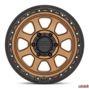 KMC KM548 Chase Wheel 20x9 6x135 0mm Matte Bronze w/ Black Lip - Image 3