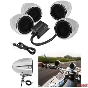 Boss Audio 1000 Watts Max Chrome Bluetooth Power All-Terrain Speaker And Amplifier System - Image 1