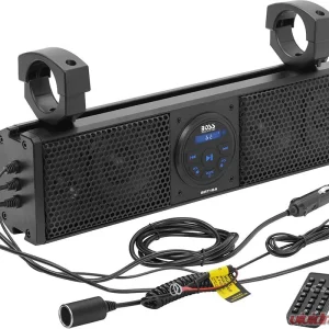 Boss Audio 18" IPX5 Rated Weatherproof Sound Bar Audio System With Bluetooth Audio Streaming And Built-in Class A/B Amplifier - Image 1