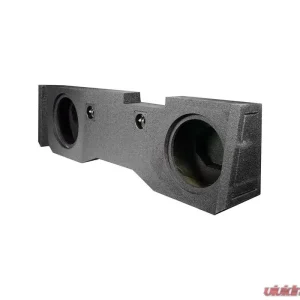 Qpower Dual 10" Woofer Box Bed Liner Sprayed GMC | Chevrolet Crew Cab 2014-2019 - Image 1