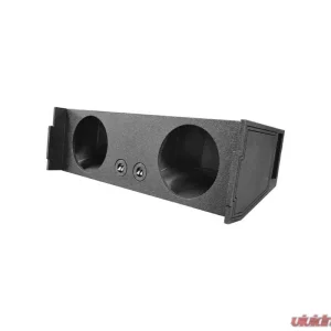 Qpower Bomb Dual 12" Woofer Box 3rd Row Vented Downfire Chevrolet Tahoe 2007-2014 - Image 1