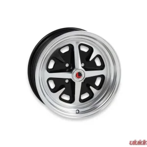 Legendary Wheels Magnum 400 Wheel Series Ford 15x6 4x108 5mm Black Machined - Image 1