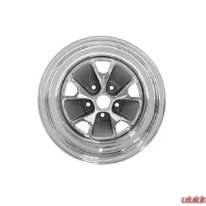 Scott Drake 1965-67 14x5 Styled Steel Wheel - Chrome/Argent - Image 1