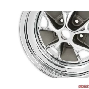Scott Drake 15x7 Styled Steel Wheel Chrome/Charcoal Ford Mustang 1964-1973 - Image 2
