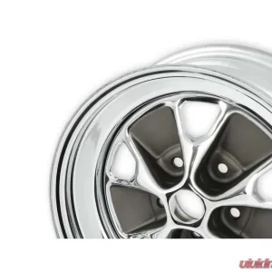 Scott Drake 15x7 Styled Steel Wheel Chrome/Charcoal Ford Mustang 1964-1973 - Image 3