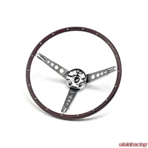 Scott Drake Deluxe Steering Wheel Assembly Woodgrain Ford Mustang 1967 - Image 1