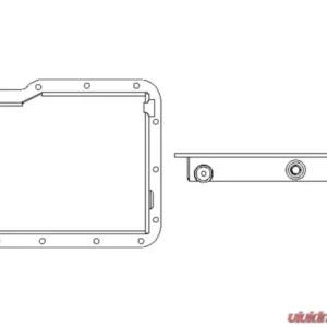 Moroso 1.83in Shallow GM Powerglide Transmission Pan - Image 2