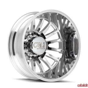 Cali Off-Road Summit Dually Wheel 20x8.25 8x200 -192mm Polished/Milled Spokes - Image 1