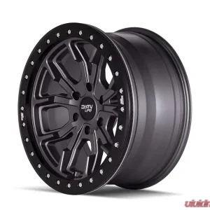 Dirty Life DT-1 Wheel 17x9 5x127 | 5x5 -38mm Matte Gunmetal/Black Simulated Ring - Image 2