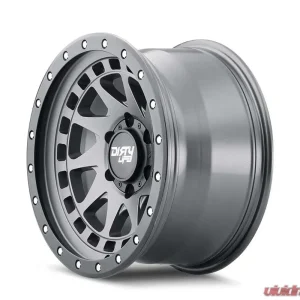 Dirty Life Enigma Pro Wheel 17x9 5x127 | 5x5 -12mm Satin Graphite/Black Lip - Image 2