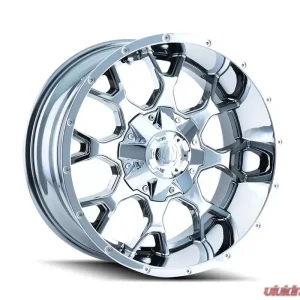 Mayhem Warrior 8015 Chrome 18X9 5X114.3/5X127 18MM 87MM Wheel - Image 1