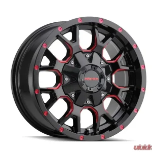 Mayhem Warrior Wheel 20x9 6x135 18mm Black w/Prism Red - Image 1