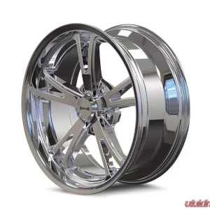 Ridler Wheels Aluminum 606 17x7 Chrome 5x120.65 Bolt Pattern - Image 2