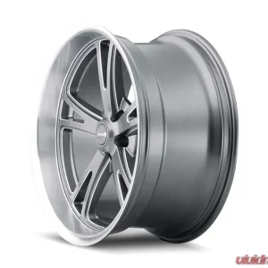 Ridler Wheels Aluminum 606 18x8 Grey Milled Spokes-Diamond Lip 5x120.65 Bolt Pattern - Image 2