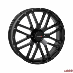 System 3 Off-Road ST-3 Simulated Beadlock Wheels 22x6.5 4x137 4+2.5 10mm Matte Black - Image 1