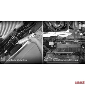GReddy Full T-19 V-Mount Intercooler / Radiator Kit w/ Ducting & Airinx Suction Kit Mazda RX-7 FD3S 1993-1995 - Image 2