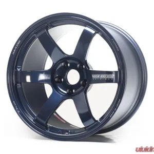 Volk Racing TE37 Saga S-plus Wheel 18x10 5x114.3 35mm Mag Blue - Image 1