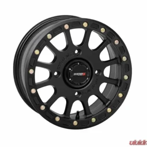 System 3 Off-Road SB-5 Beadlock Wheel 15x10 4x156 5+5 -5mm Matte Black - Image 1