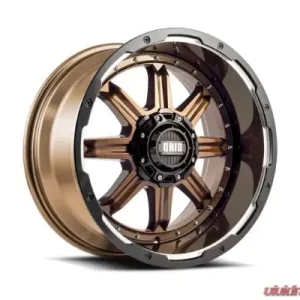 Grid Wheel Offroad GD10 Wheel 17x9 6x135|6x139.7 15mm Gloss Bronze| Black Lip Toyota Tacoma 1999-2020 - Image 1