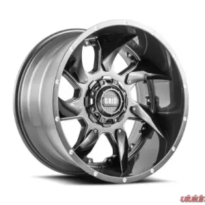 Grid Wheel Offroad GD01 Wheel 17x9 6x139.7 18mm Gloss Graphite | Milled - Image 1