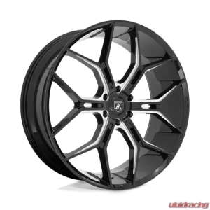 Asanti Black ABL-38 Monarch Wheel 22x9.5 6x5.5 +20mm Gloss Black Milled - Image 1