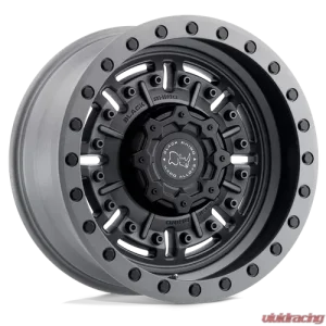 Black Rhino Abrams Wheel 20x9.5 6x5.5 +12mm TextuRed Matte Gunmetal - Image 1