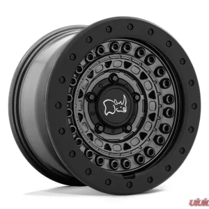 Black Rhino Barricade Wheel 17x8.5 5x127 | 5x5 -18mm Gun Black w/Black Rock Guard - Image 1