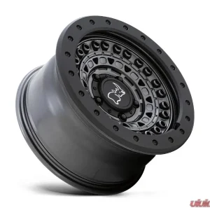 Black Rhino Barricade Wheel 17x8.5 5x127 | 5x5 -18mm Gun Black w/Black Rock Guard - Image 2
