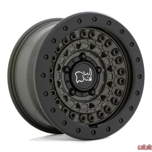 Black Rhino Barricade Wheel 18x9 5x150 +10mm Olive Dab Green w/Black Rock Guard - Image 1